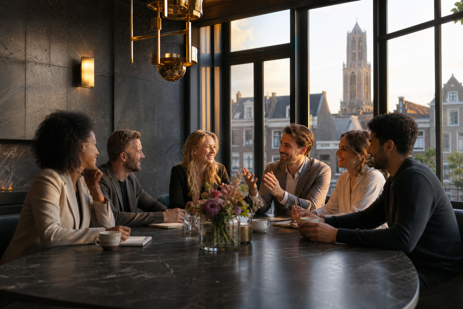 Mensen die verbinden in een BOLALA INVEST locatie in Utrecht